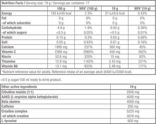 Biotech USA Black Blood NOX 330gr Blueberry Lime