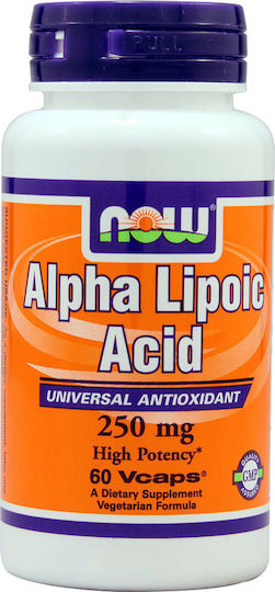 Now Foods Alpha Lipoic Acid Ειδικό Συμπλήρωμα Διατροφής 60 φυτικές κάψουλες