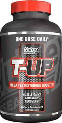 Nutrex T-Up Food Supplement for Training and Testosterone Boosting 120 Capsules