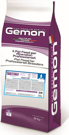 Monge Gemon Adult Complete Trockenfutter für erwachsene sterilisierte Katzen mit Ton / Lachs 20kg