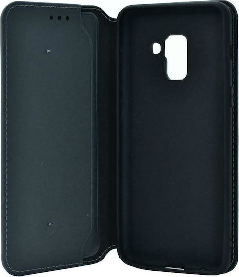 Powertech Buchen Sie Synthetisches Leder Gray (Samsung A5 2018)