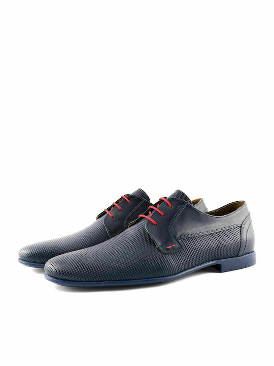 Damiani 525 Leder Herren Freizeitschuhe Blue / Red