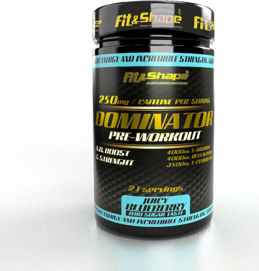 Fit & Shape Dominator Pre-Workout 420gr Juicy Blueberry