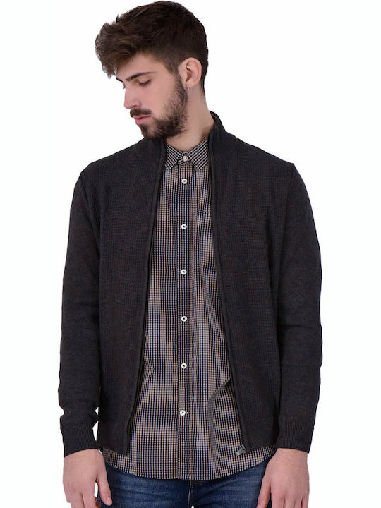 Herren Strickjacke Gray