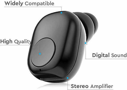 V-TAC VT-6500 In-ear Bluetooth Handsfree Earphone Black