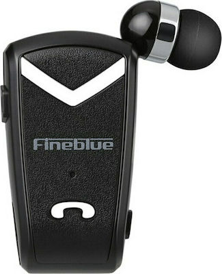 Fineblue F-V2 In-Ear Bluetooth-Freisprecheinrichtung Kopfhörer Revers Schwarz