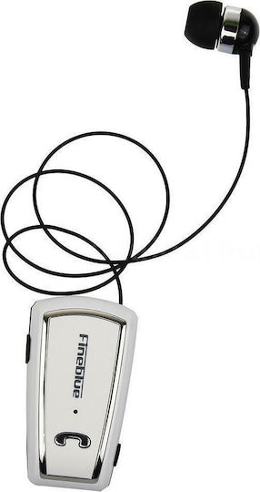 Fineblue F-V3 In-ear Bluetooth Handsfree Earphone Lapel White