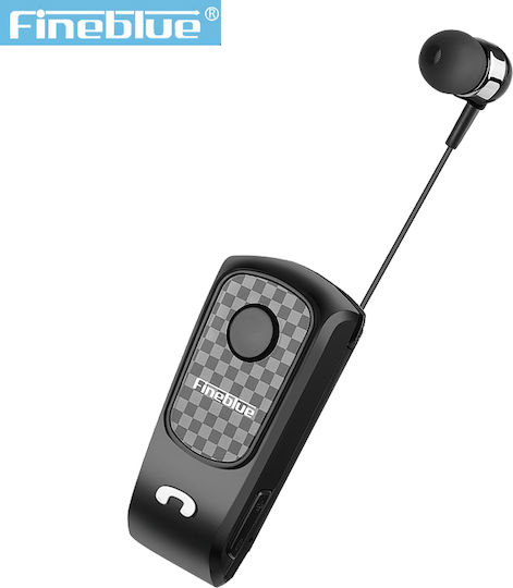 Fineblue F Plus In-ear Bluetooth Handsfree Ακουστικό Πέτου Μαύρο