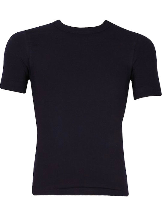 90-12013 Men's Short Sleeve Undershirts Navy Blue 2Pack