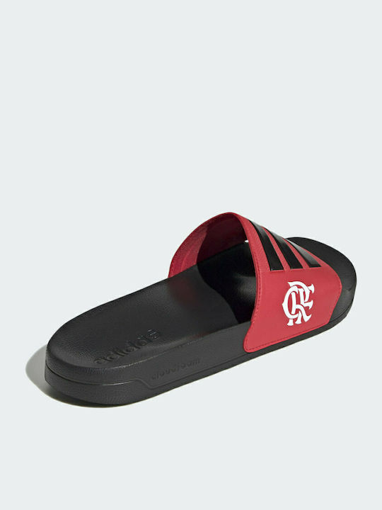 Adidas Chinelo Flamengo Adilette Shower Slapi bărbați Core Black / Scarlet Red