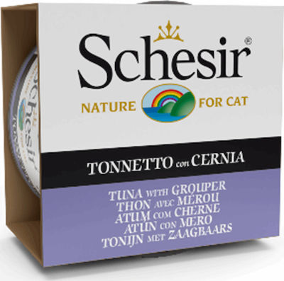 Schesir Nature for Cat Τόνος Σφυρίδα σε Ζελέ 85gr