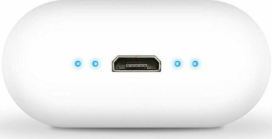 Motorola Vervebuds 110 Bluetooth-Freisprecheinrichtung Kopfhörer mit Schweißresistenz und Ladeetui Weiß