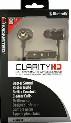 Monster Clarity HD In-ear Bluetooth Handsfree Ακουστικά Μαύρα