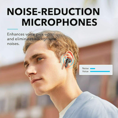 Liberty Air In-ear Bluetooth Handsfree Ακουστικά με Θήκη Φόρτισης Μαύρα