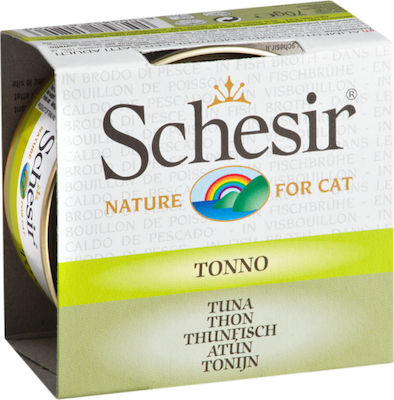 Schesir Nature for Cat Nasses Katzenfutter für Katze in Dose mit Thunfisch 70gr 55061129