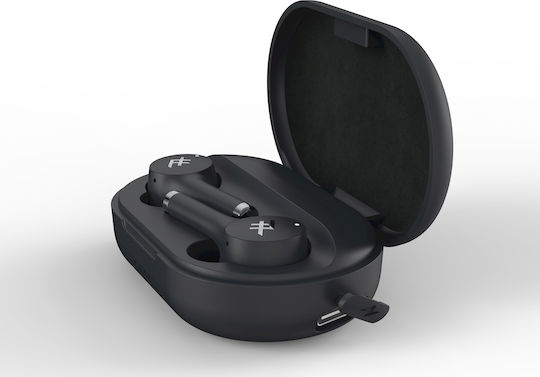 iFrogz Airtime Pro In-ear Bluetooth Handsfree Ακουστικά με Αντοχή στον Ιδρώτα και Θήκη Φόρτισης Μαύρα