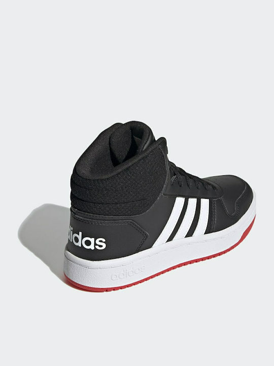 Hoops Hoops 2 Kids Sports Shoes Basketball with Laces Core Black / Cloud White / Vivid Red