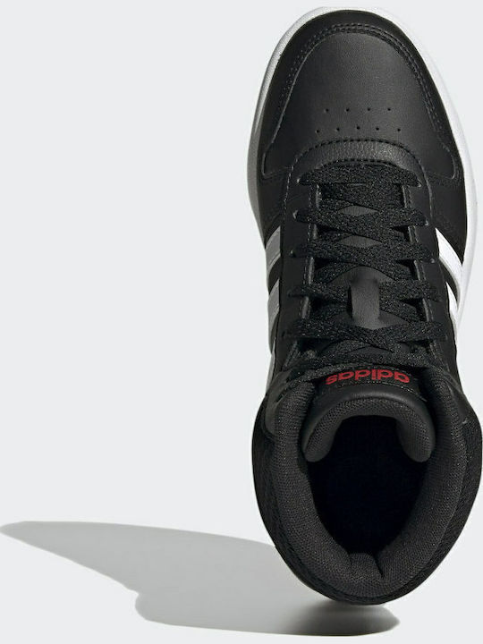 Hoops Hoops 2 Kids Sports Shoes Basketball with Laces Core Black / Cloud White / Vivid Red