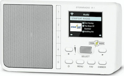 Technisat Sternradio IR 2 Radio de masă Reîncărcabil cu Bluetooth Alb