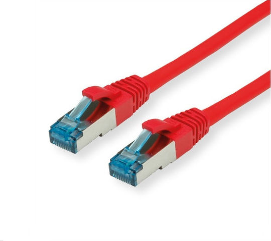 Value S/FTP Cat.6a Ethernet Network Cable 5m Red 1pcs