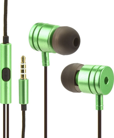HFMI3 In-ear Handsfree Headphones with Connector 3.5mm Green