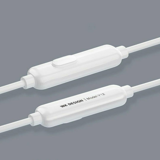 WK Y12 Type-C Earbuds Handsfree with USB-C Connector White