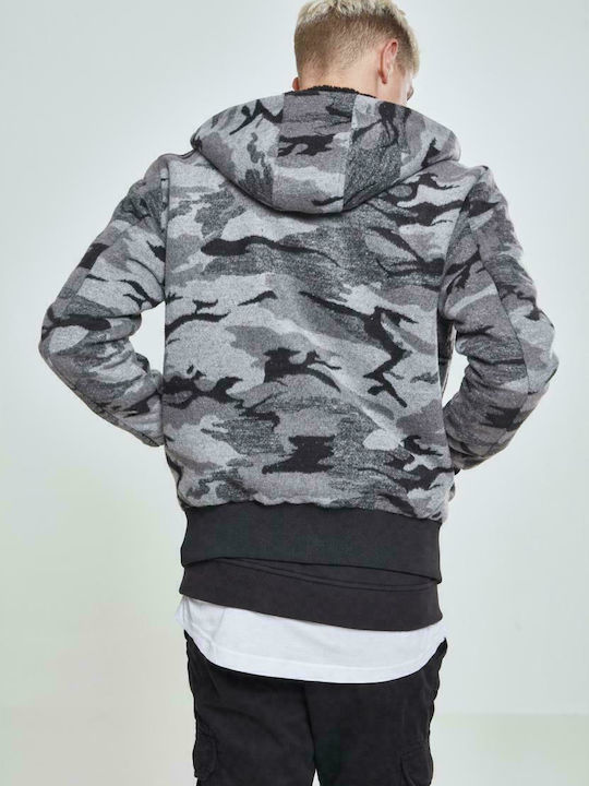 Urban Classics Men's Jacket Camo Gray