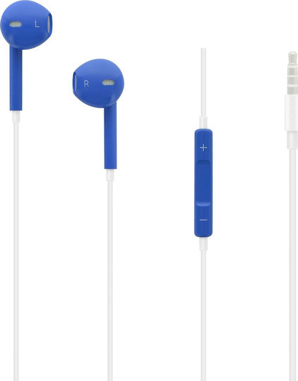 Lamtech 3.5mm Jack Căști Handsfree cu Mufă 3.5mm Albastru