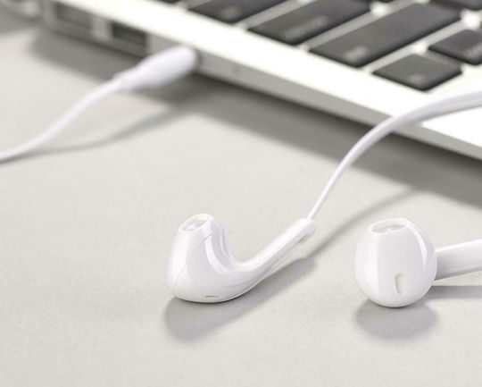 Hoco M39 Rhyme Sound Earbuds Handsfree with 3.5mm Connector White