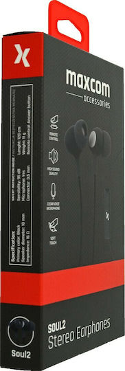 ACC+ Soul 2 In-ear Handsfree με Βύσμα 3.5mm Μαύρο