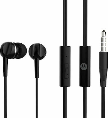 Motorola Pace 105 In-ear Handsfree με Βύσμα 3.5mm Μαύρο