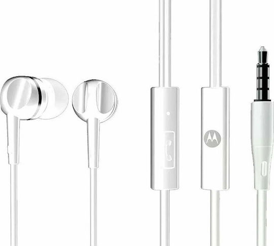 Motorola Pace 105 In-ear Handsfree with 3.5mm Connector White