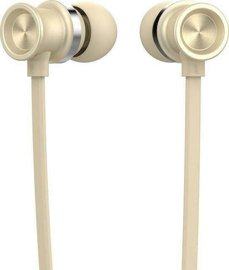 Yison D7 In-ear Handsfree με Βύσμα 3.5mm Χρυσό