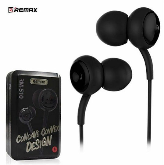 Remax RM-510 In-ear Handsfree with 3.5mm Connector Black