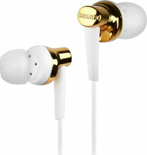 Remax RM-575 In-ear Handsfree με Βύσμα 3.5mm Χρυσό