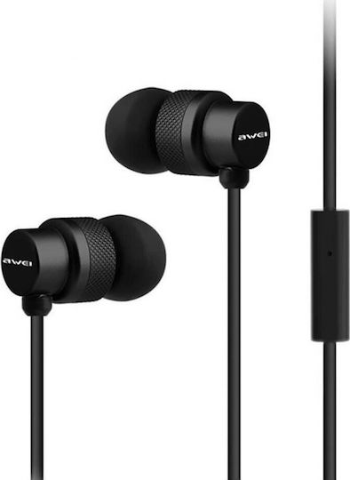 Awei ES970i In-ear Handsfree με Βύσμα 3.5mm Μαύρο