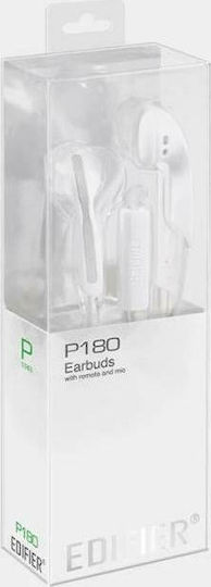 Edifier P180 Plus Earbuds Freihändig Kopfhörer mit Stecker 3.5mm Weiß