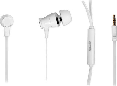 NOD L2M In-ear Handsfree με Βύσμα 3.5mm Λευκό