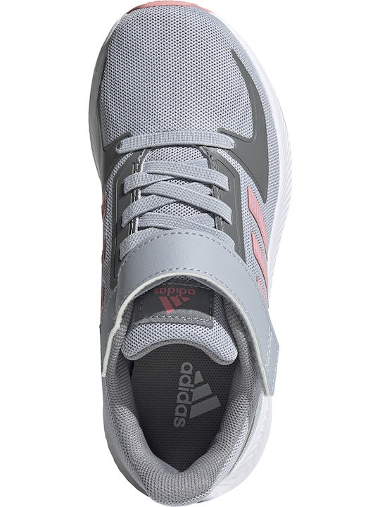 Runfalcon 2.0 C Αθλητικά Παιδικά Παπούτσια Running με Σκρατς Halo Silver / Super Pop / Grey Three