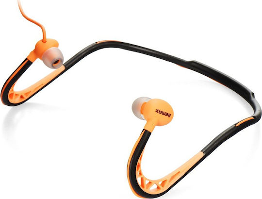 Remax RM-S15 În ureche Handsfree cu Mufă 3.5mm Portocaliu