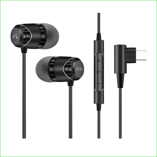 Soundmagic E11D În ureche Handsfree cu Mufă USB-C Negru