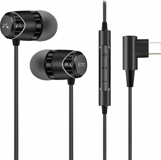 Soundmagic E11D În ureche Handsfree cu Mufă USB-C Negru