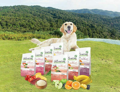 Gheda Unica Natura Maxi 12kg Trockenfutter für Hunde mittlerer & großer Rassen ohne Gluten mit Kartoffeln, Prosciutto und Reis