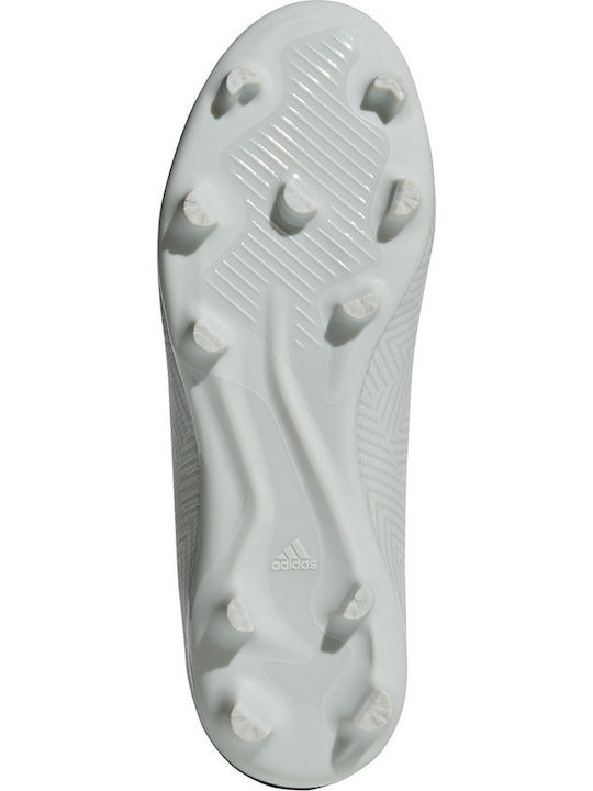 Nemeziz 18.3 Kids Molded Soccer Shoes with Sock White