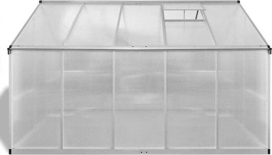 vidaXL 41319 Greenhouse House Type with Aluminum Frame 32x2.5x1.95m