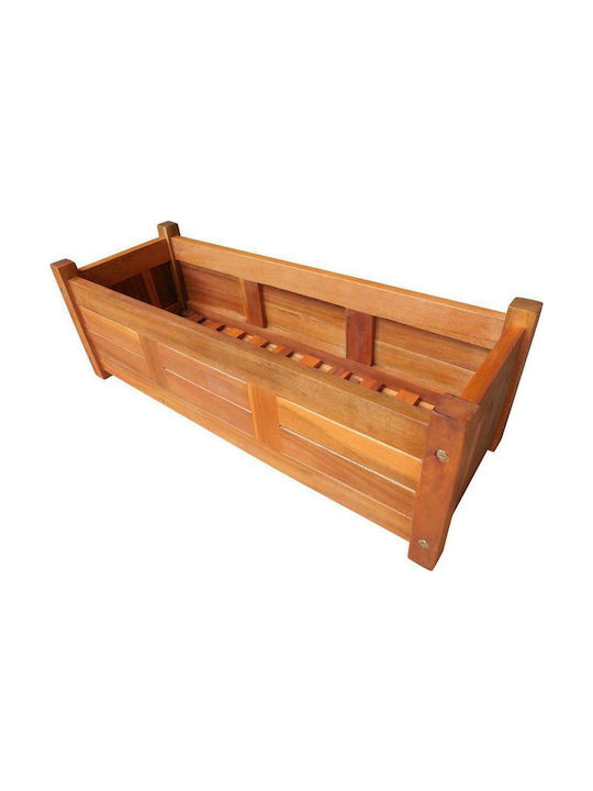 vidaXL Planter Box Lemn Maro 76x27.6x25cm.