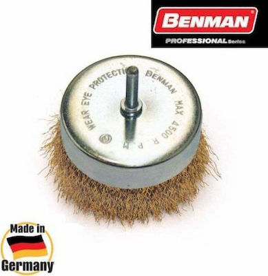 Benman 74306 Drahtbürste Glocke für Bohrmaschine 80mm