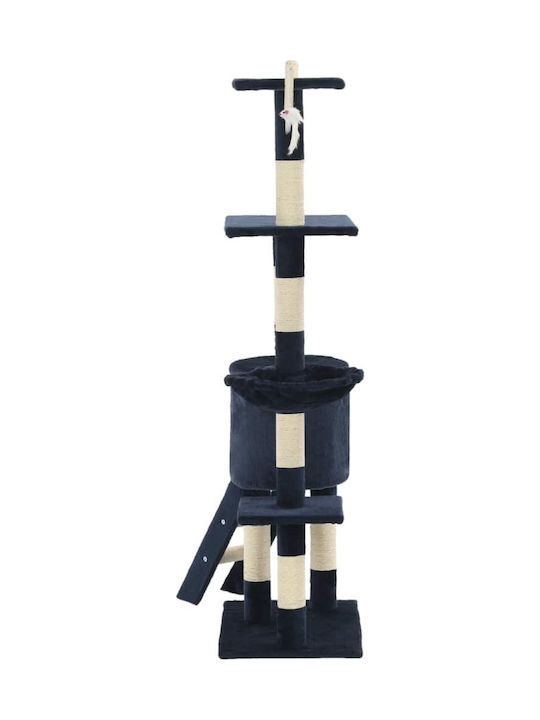 vidaXL Scratching Post Cat Trees Blue 5 levels 49x35x138cm