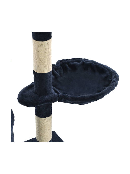 vidaXL Scratching Post Cat Trees Blue 5 levels 49x35x138cm