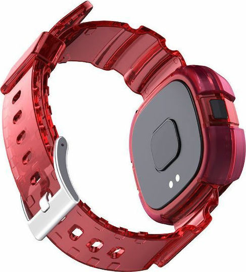 Havit M90 Smartwatch με Παλμογράφο (Κόκκινο)